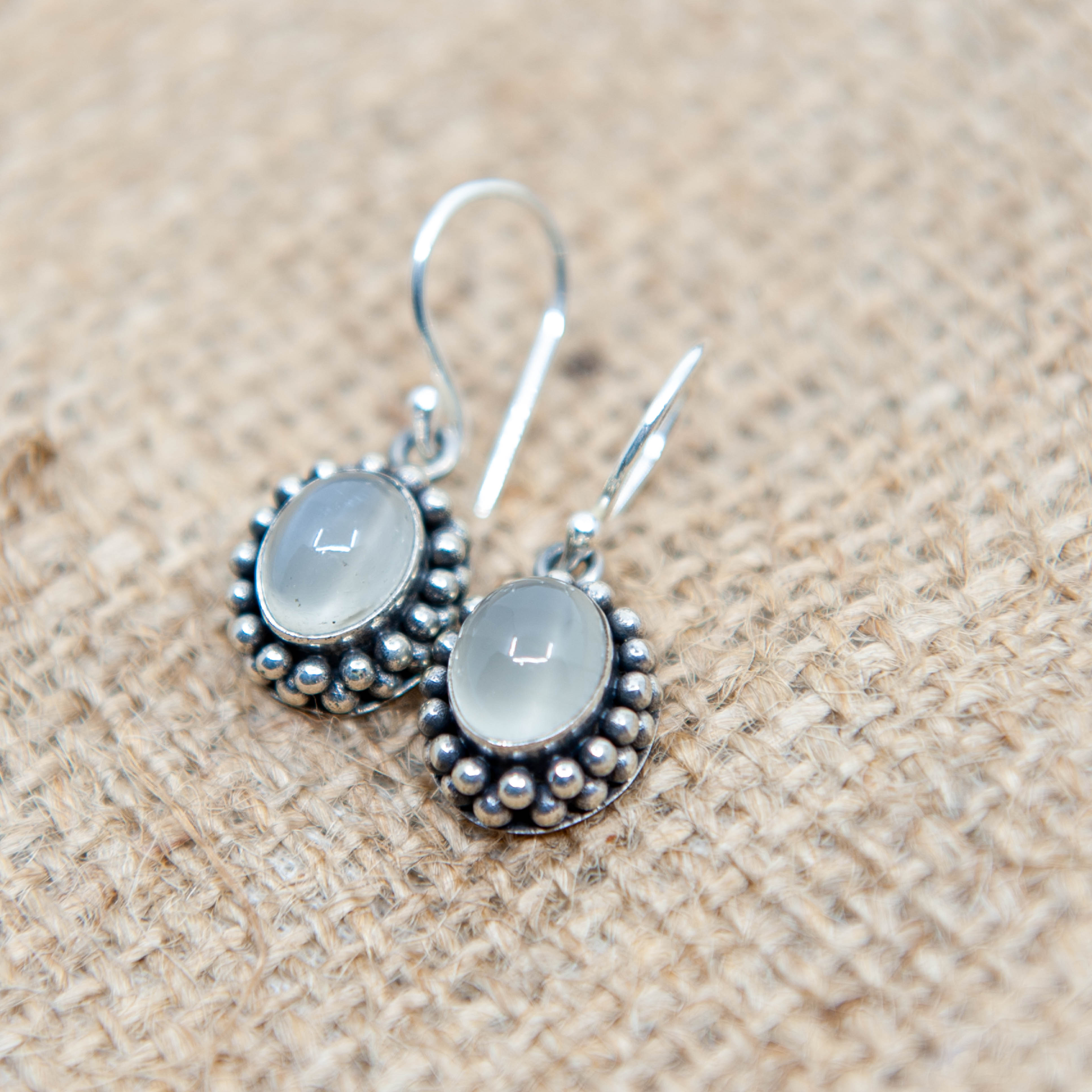 White store moonstone earrings