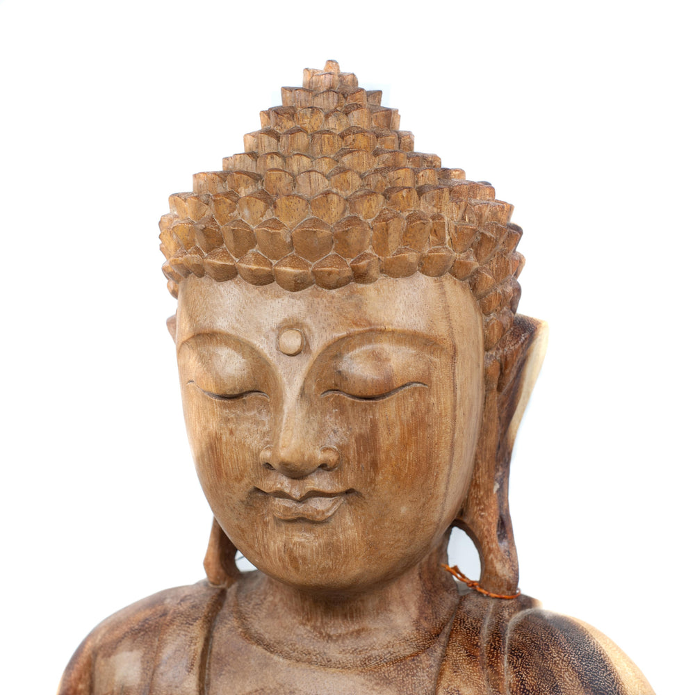 Teaching Buddha Suar Wood - Medium