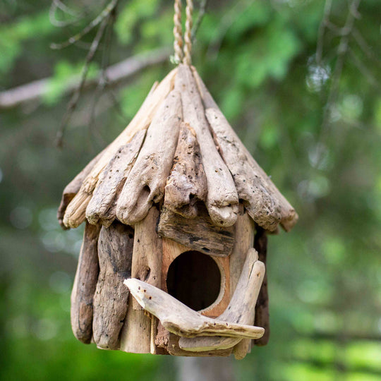 Driftwood Single Birdhouse