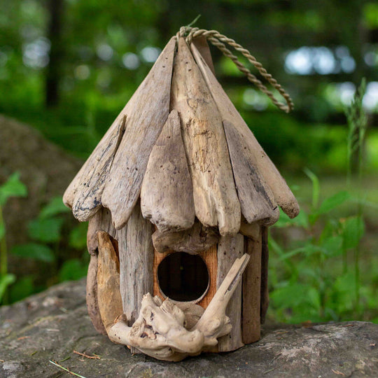 Driftwood Single Birdhouse