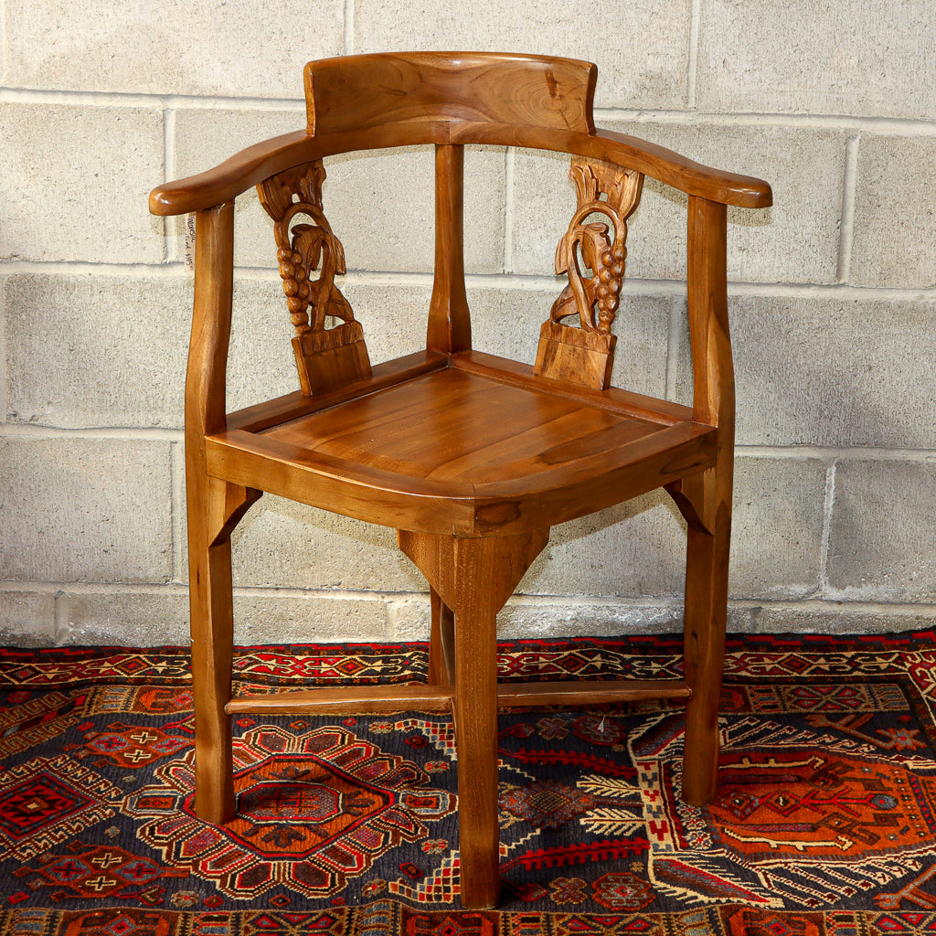 Teak Corner Chair