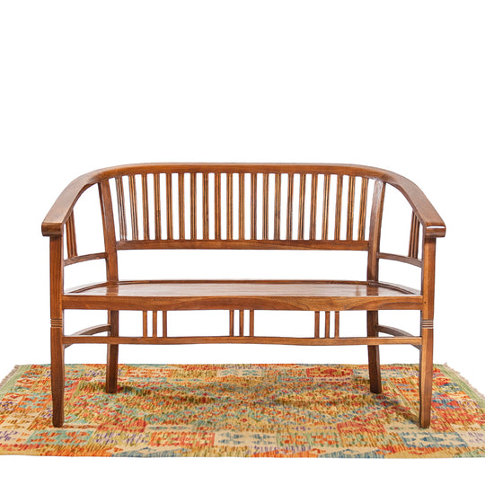 Lenong Teak Bench - Natural Finish