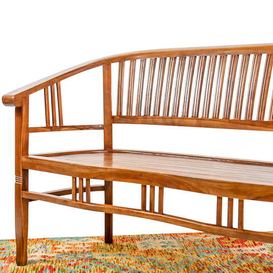 Lenong Teak Bench - Natural Finish