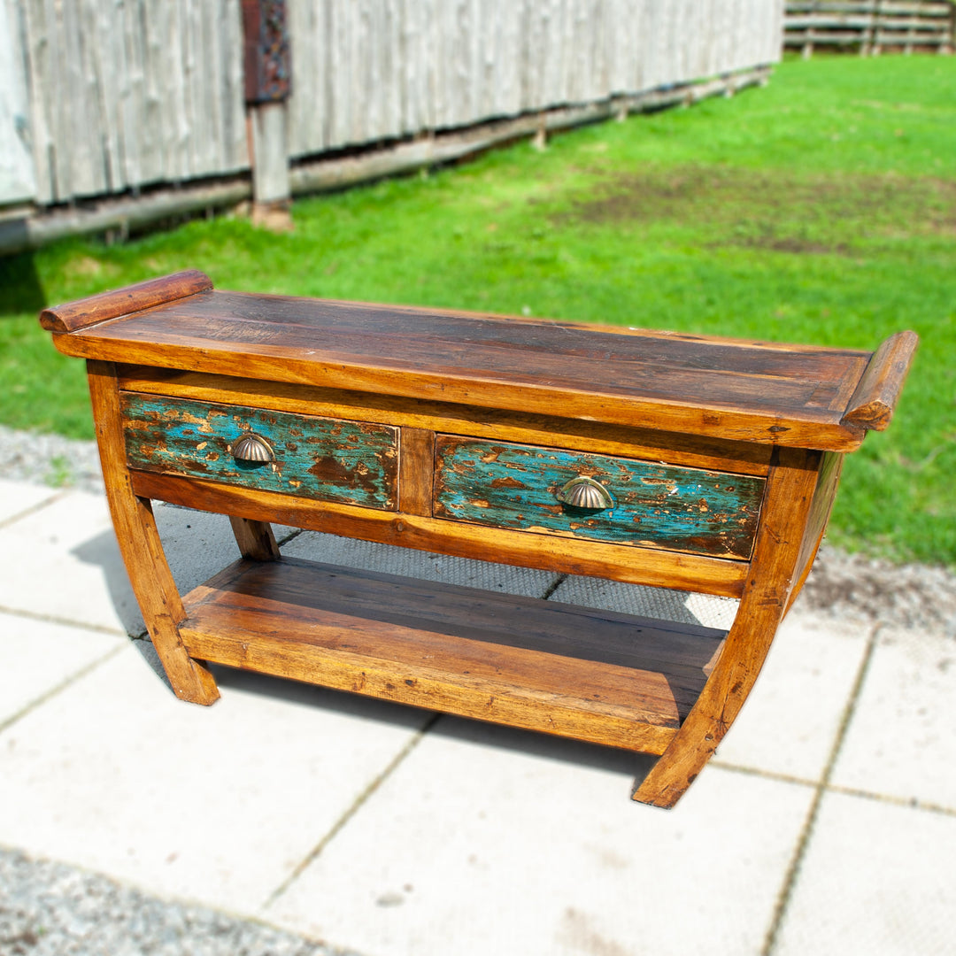 Balinese Reclaimed Teak Media Table