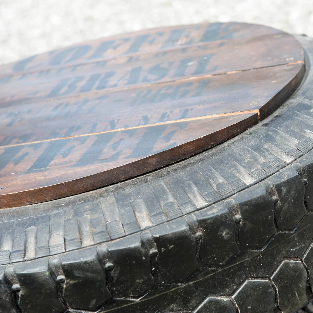 Recycled Tire Coffee Table