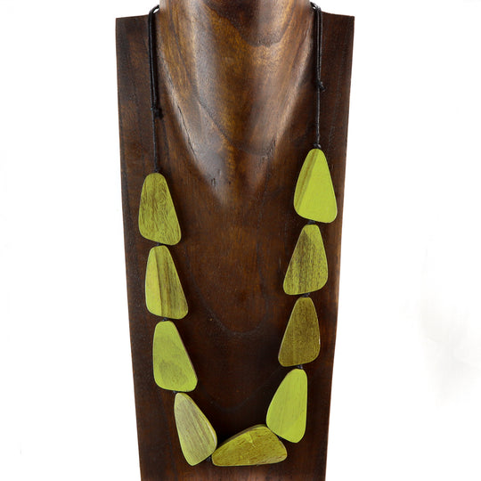 Collier Legian en Bois - Vert