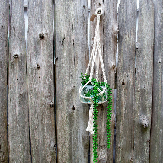 Macrame Hanging Plant Holders - Small