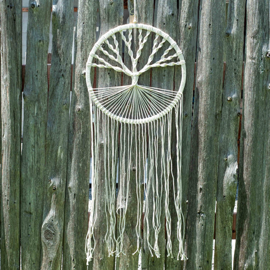 Macrame Dreamcatcher Wall Hanging - Tree of Life