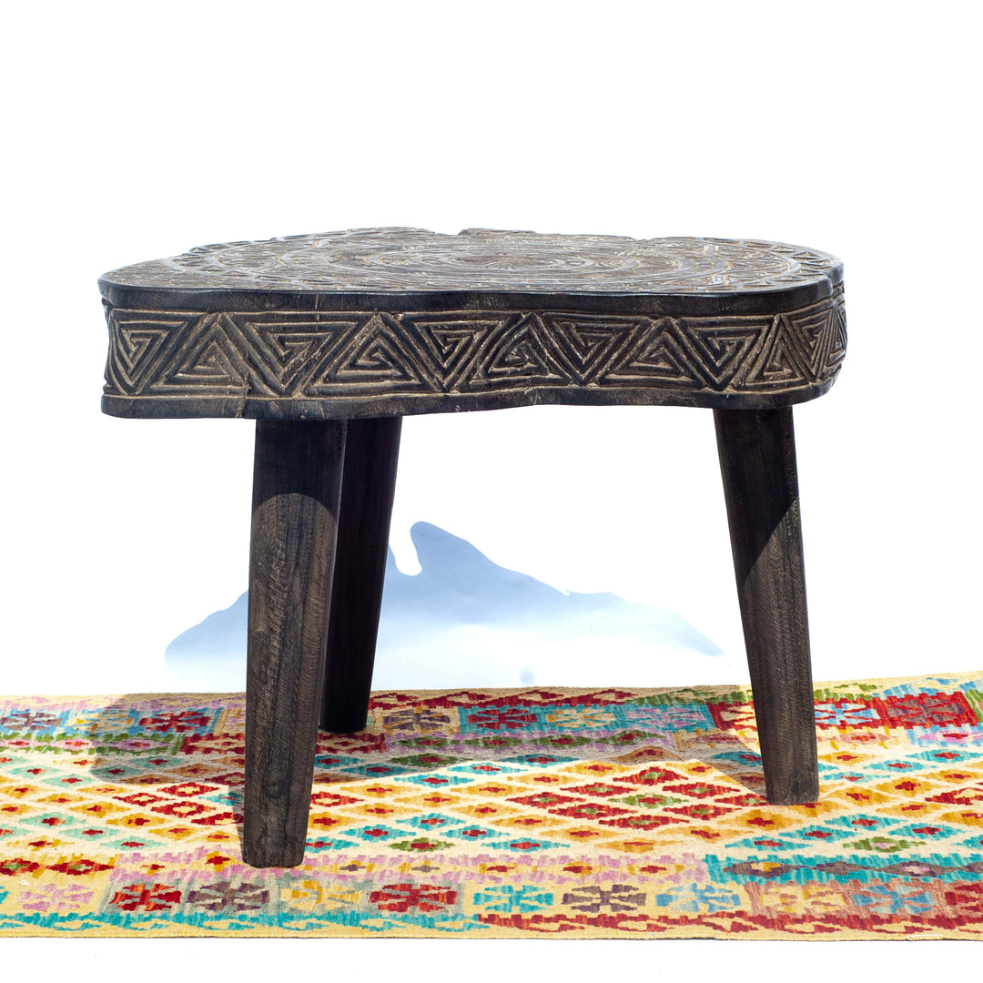 Table basse en suar balinais primitif