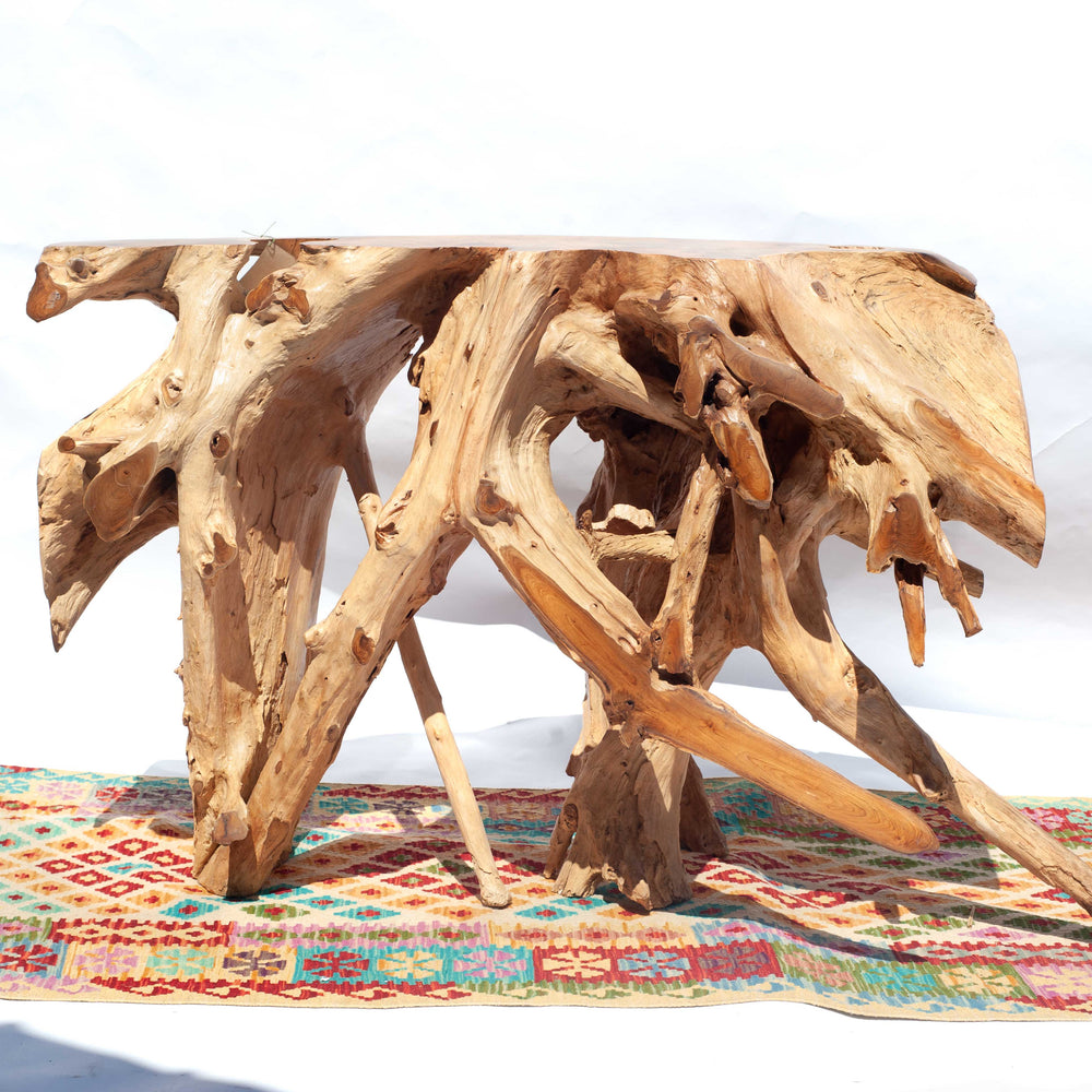 Teak Root Console