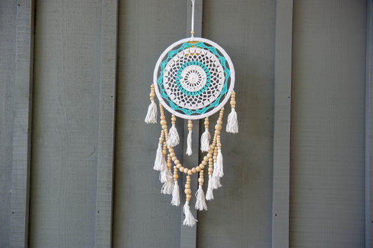 Macrame Dreamcatcher Wall Hanging - Medium