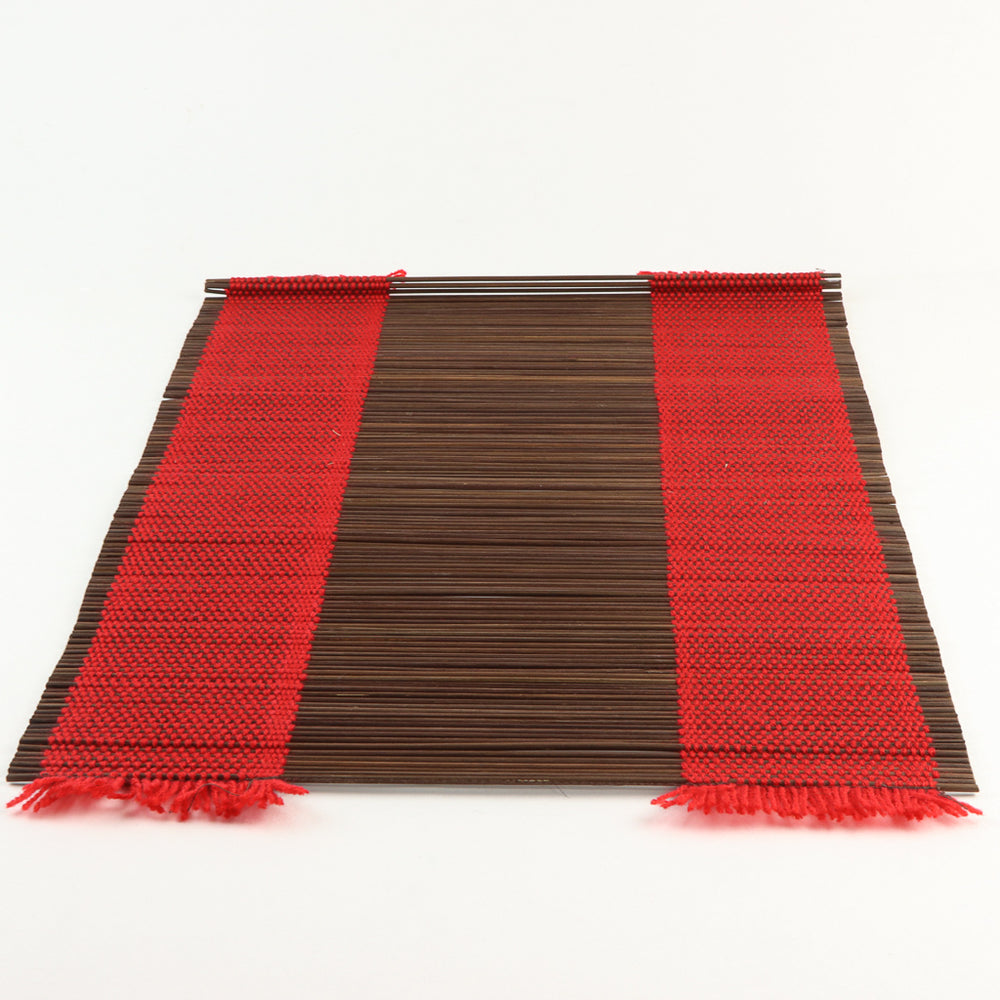 Set de Table en Bambou - Lot de 6 - Rouge