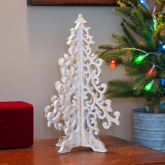 Scroll Tree - White