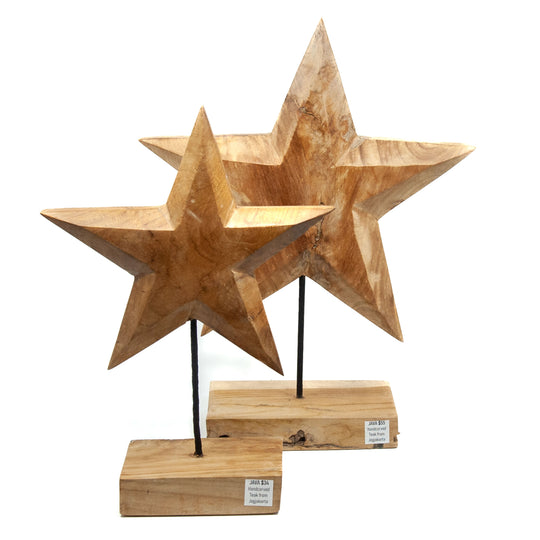 Teak Star Decoration