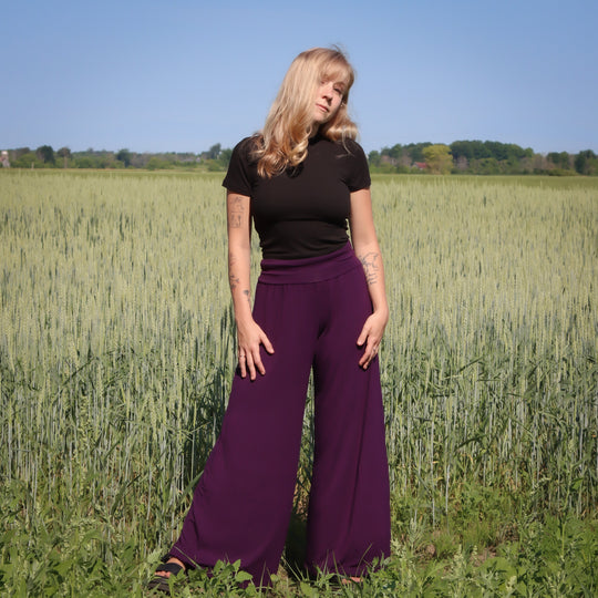 Palazzo Jersey Pant - O/S