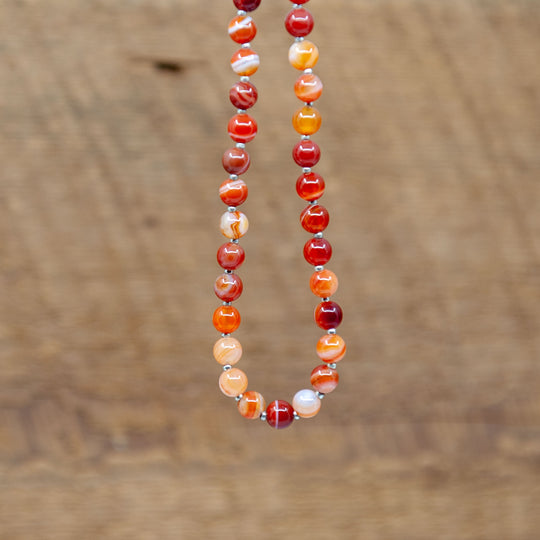 Carnelian Mala Beads - 6mm