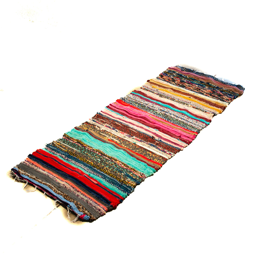 Egyptian Recycled Cotton Runner - 2 M x 0.7 M - Mixed