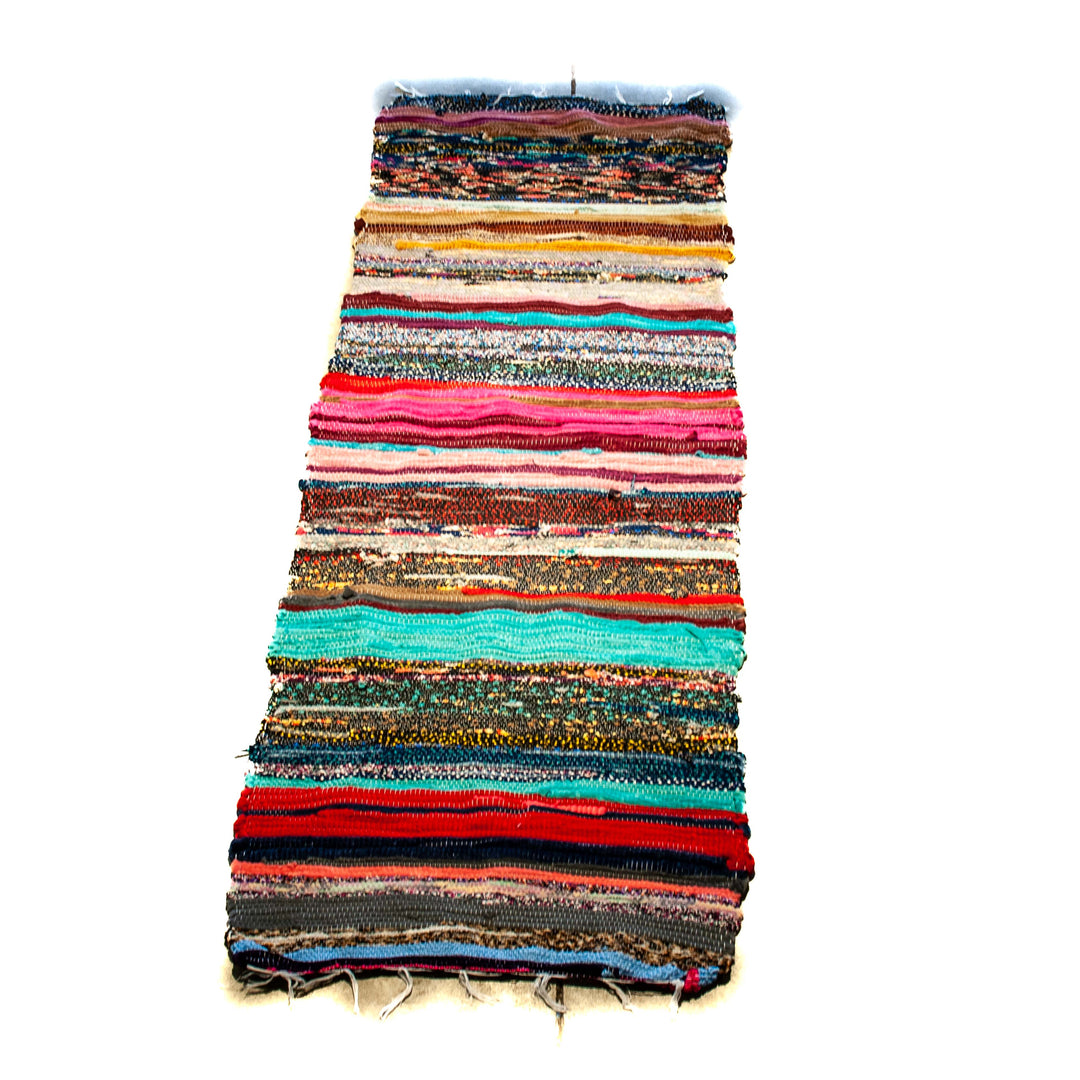 Egyptian Recycled Cotton Runner - 2 M x 0.7 M - Mixed