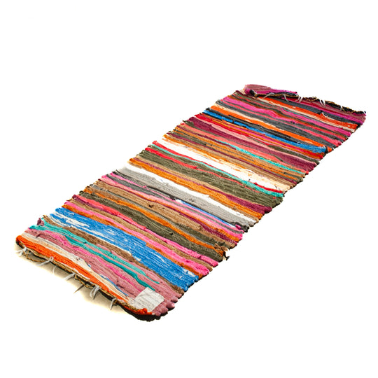 Egyptian Recycled Cotton Runner - 2 M x 0.7 M - Mixed