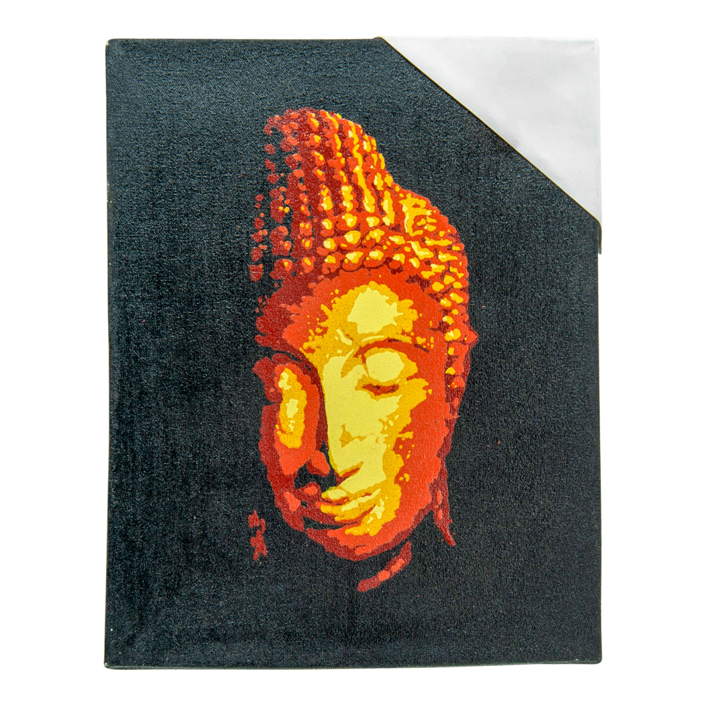 Tableau Bouddha - Rouge et Jaune