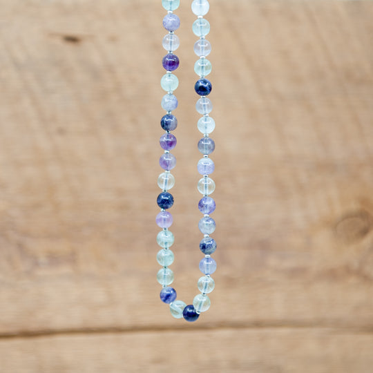 Perles Mala en Fluorite - 6mm