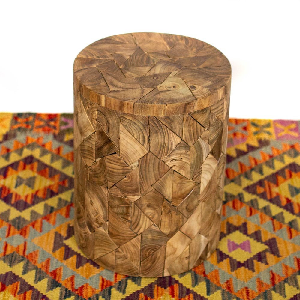 Photo of Suar Wood Mosaic Stand