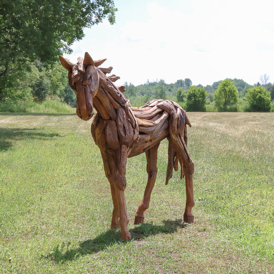 Grand cheval debout