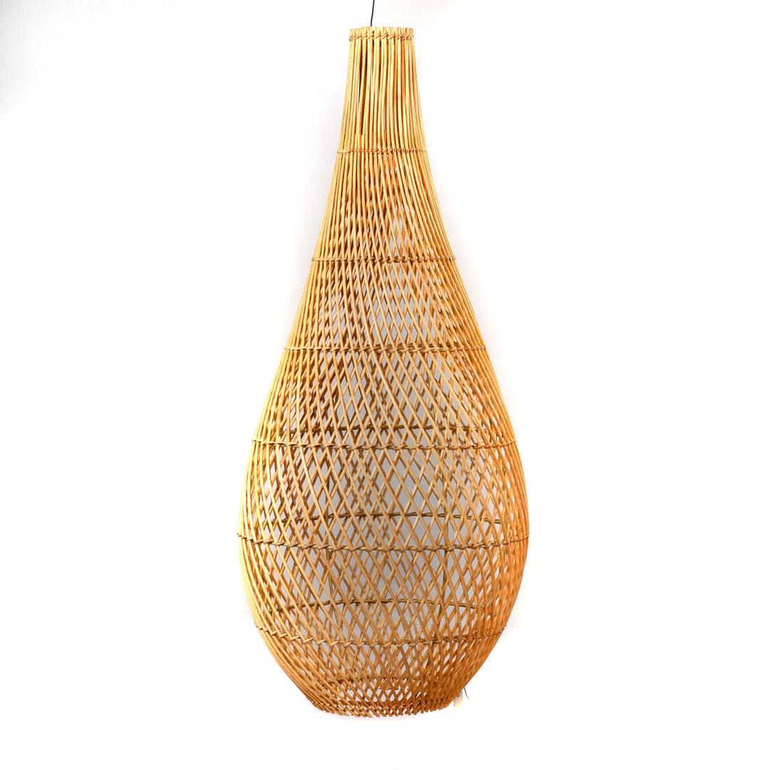 Bohohemian style woven rattan lamp shade