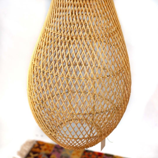 Rattan Elongated Lampshade