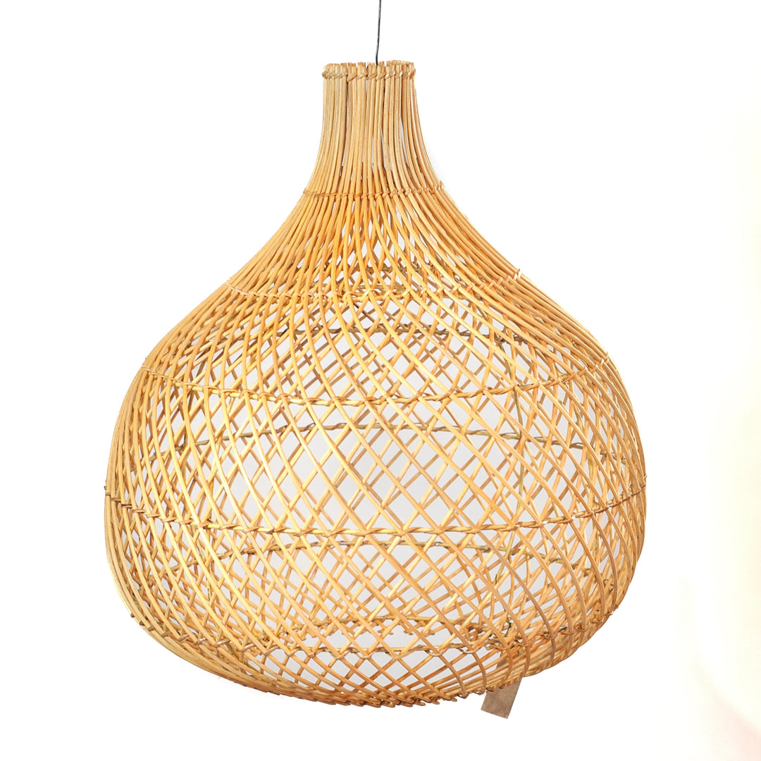 Bohohemian style woven rattan lamp shade