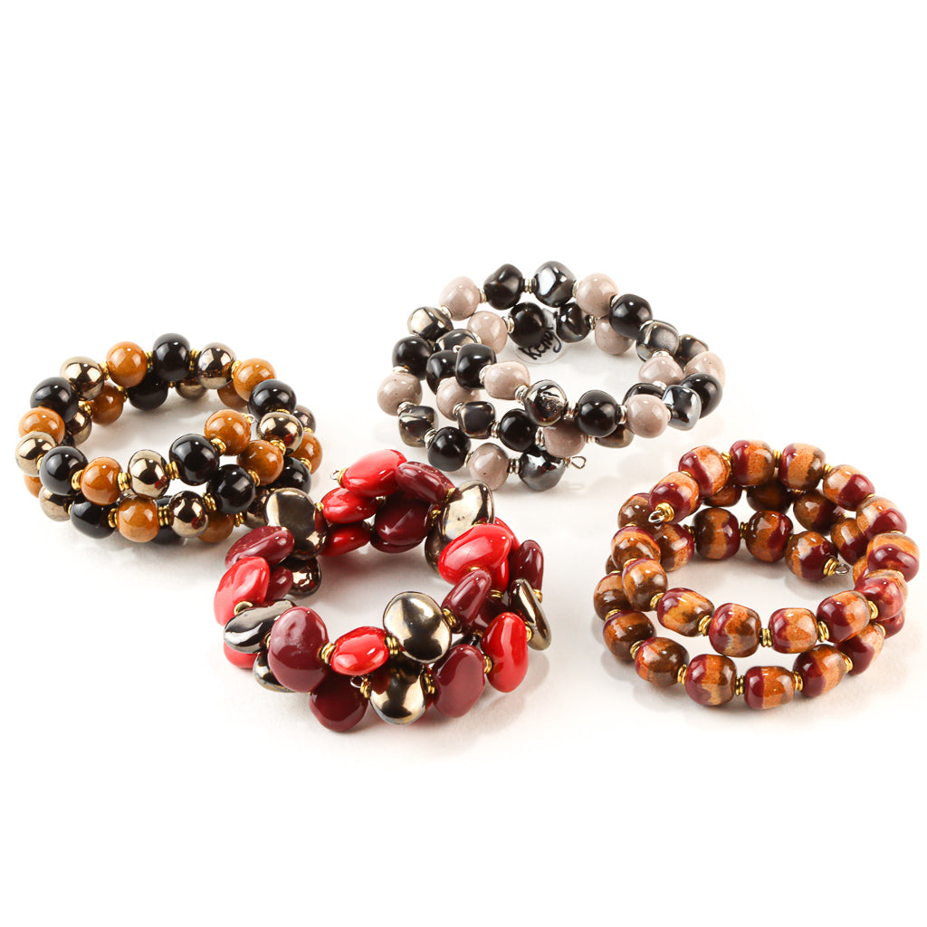 Handcrafted Kazuri Beaded Bracelets