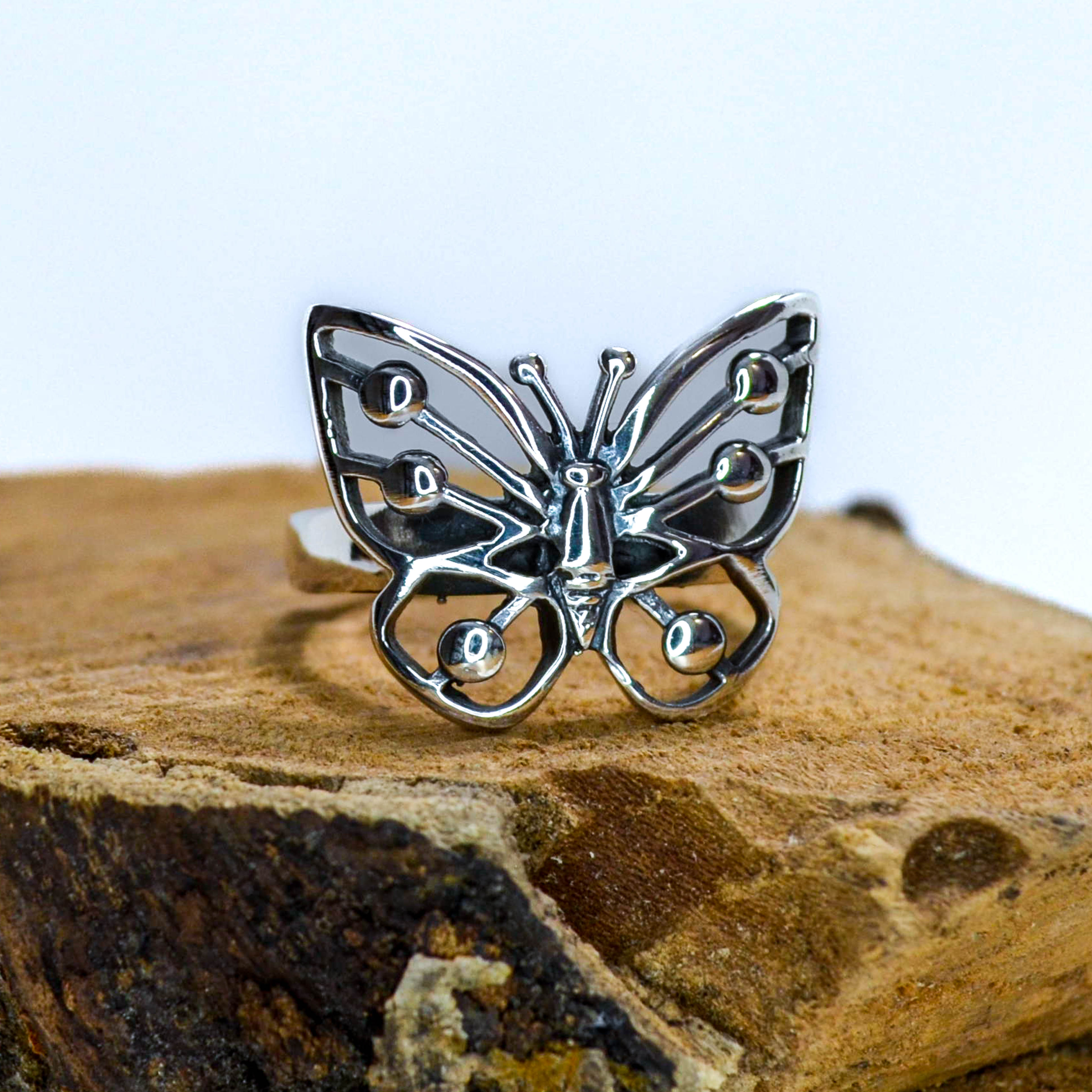 ZR New Season Butterfly Ring in outlet Sterling Silver