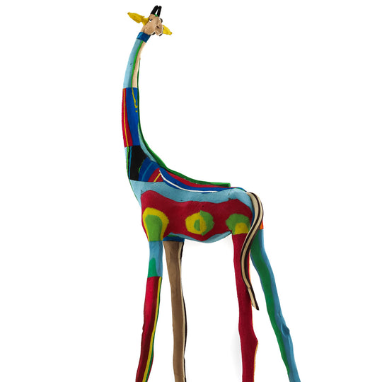 Girafe tongs recyclée - 11"