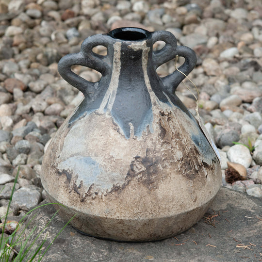 Lombok Ceramic Volcano Vase -Ginsing