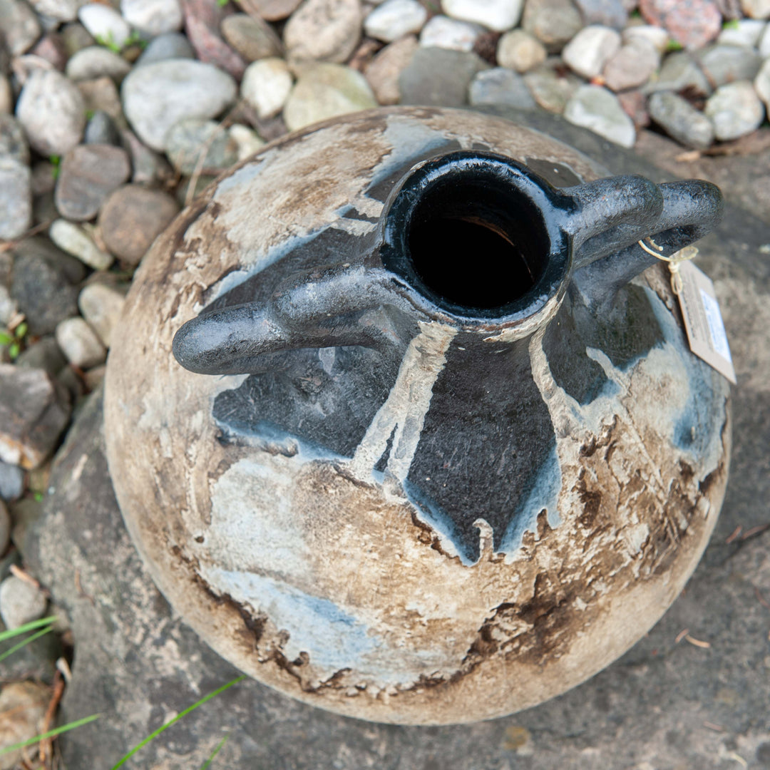 Lombok Ceramic Volcano Vase -Ginsing