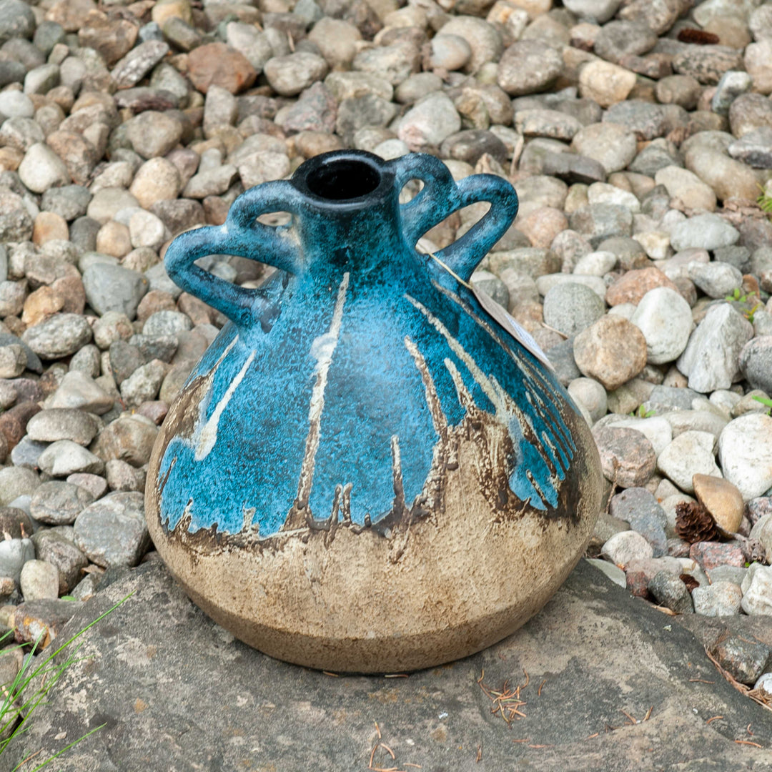 Lombok Ceramic Volcano Vase -Ginsing