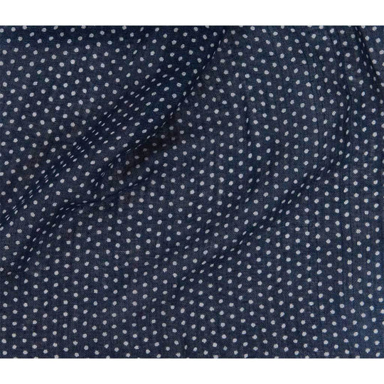 Hand-Loomed Linen Scarf - Polka Dot