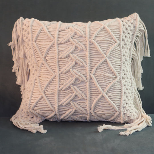 Macrame Pillow Cover - Medium