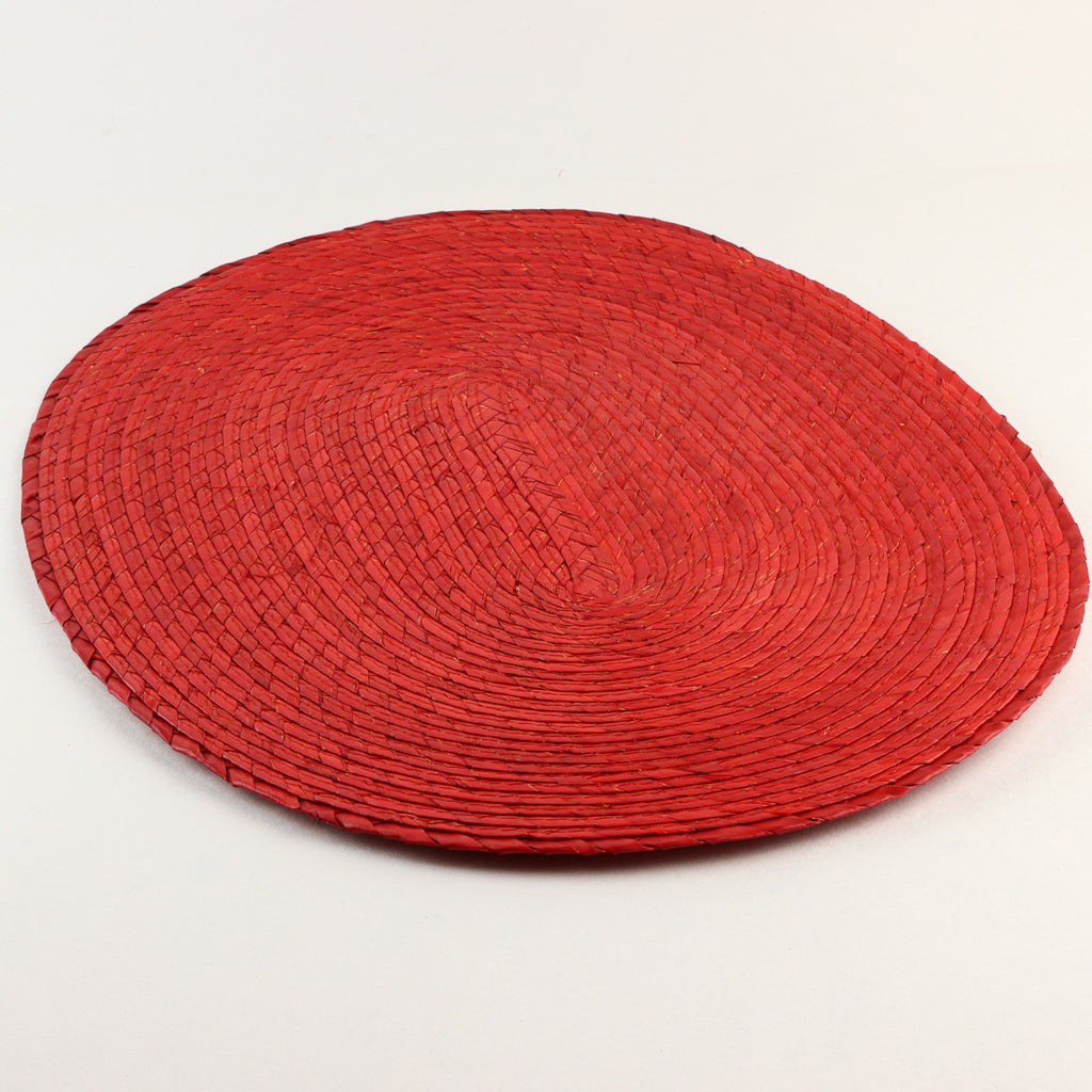 Oval Placemat - Red