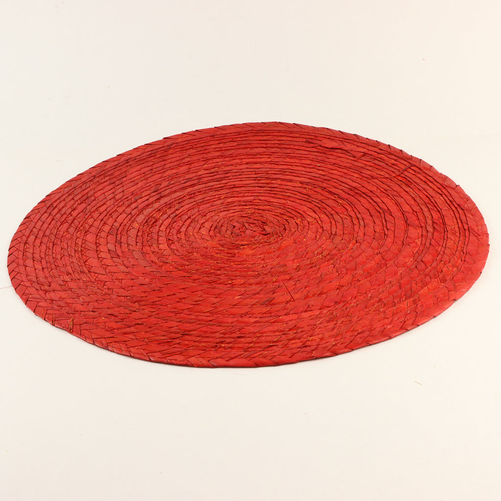 Round Placemat - Red