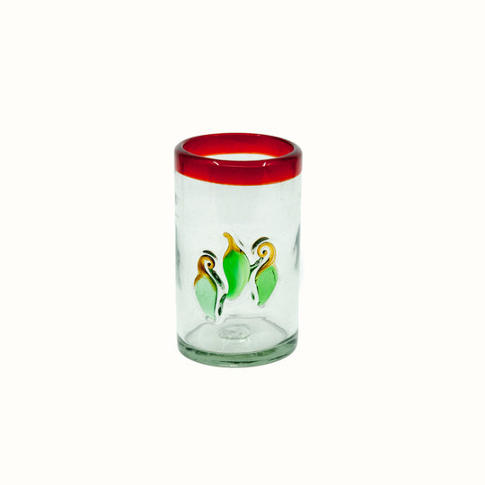 Verre à Eau Mexicain - Piments - 6"