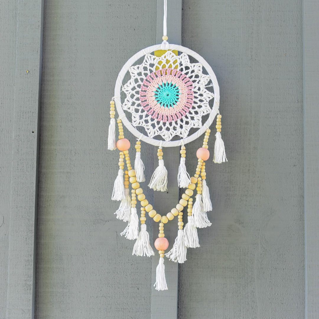 Macrame Dreamcatcher Wall Hanging- Small