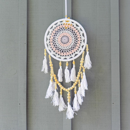 Macrame Dreamcatcher Wall Hanging - Medium