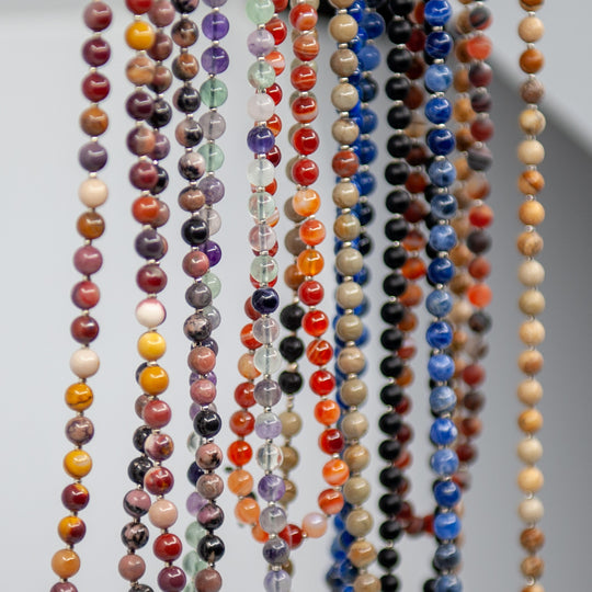 Perles Agate Mala - 6mm