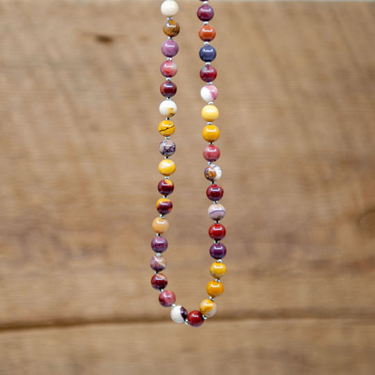 Perles Mala Mookaite - 6mm