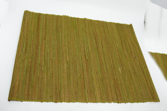 Seagrass Placemats- Set of 6 - Olive Green