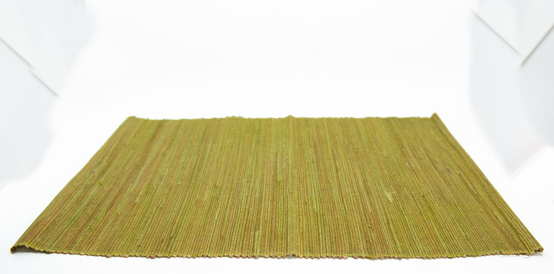 Seagrass Placemats- Set of 6 - Olive Green