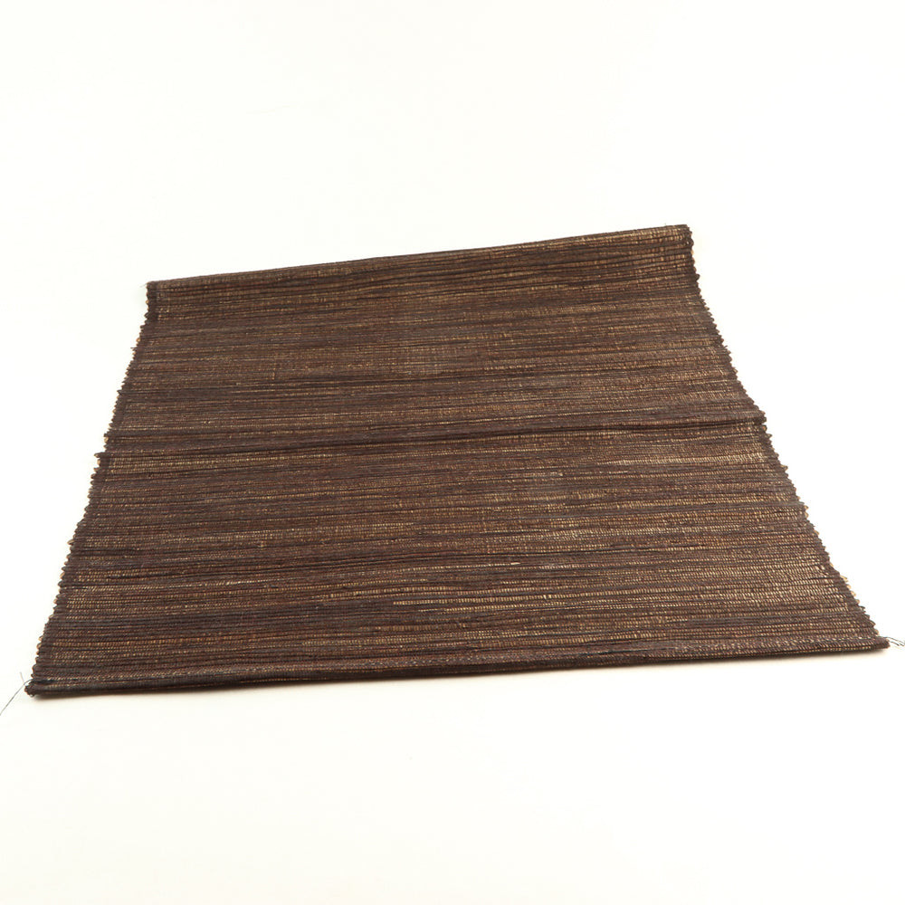 Seagrass Placemats- Set of 6 - Dark Brown