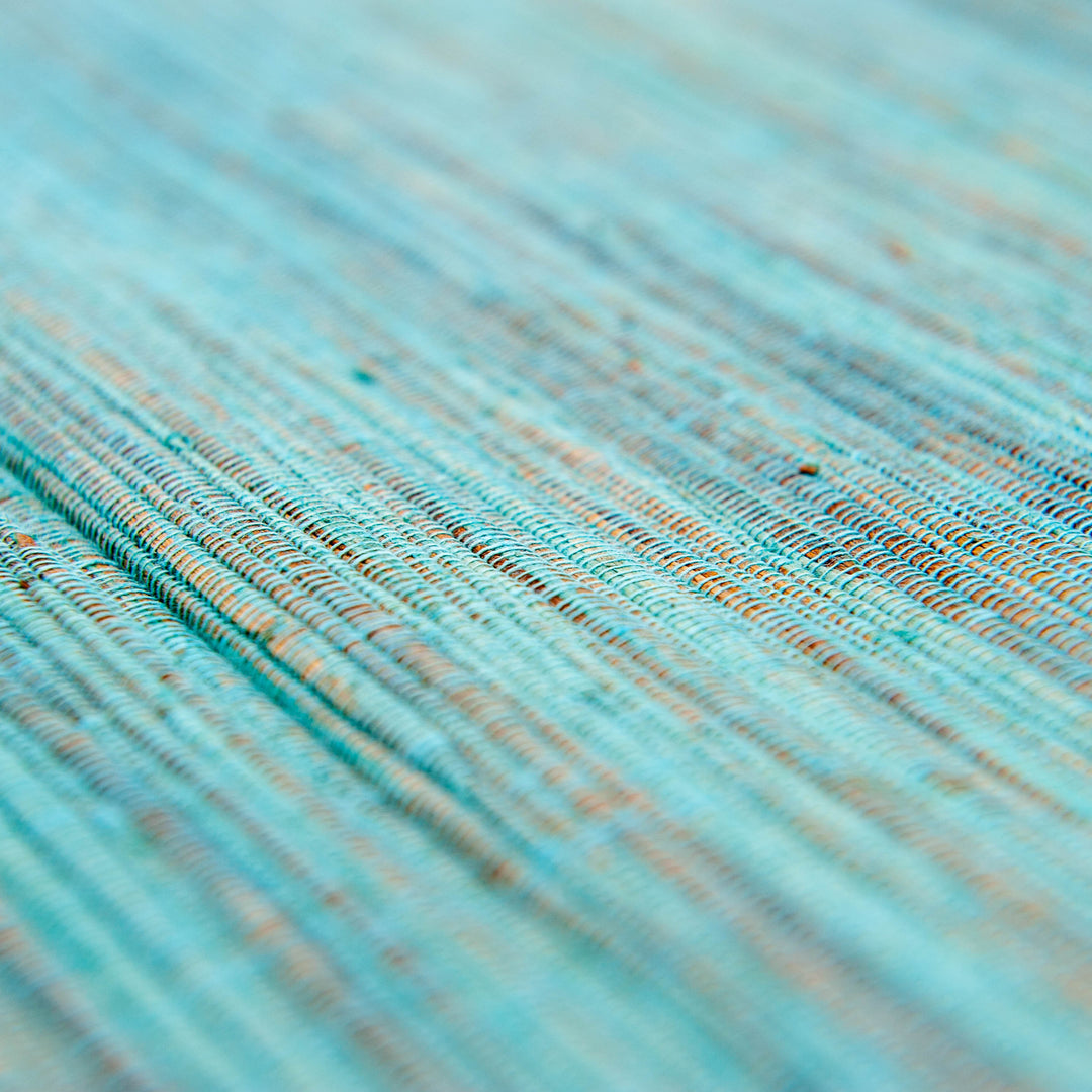 Seagrass Placemats- Set of 6 - Turquoise