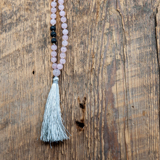 Rose Quartz Mala Beads - 6mm